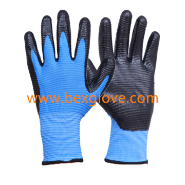 13 Gauge U3 Polyester Liner Nitrile Glove